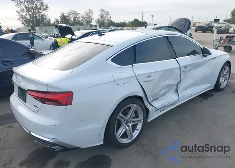 2022 Audi A5 Sportback Premium 45 Tfsi S Line Quattro S Tronic из США, поврежденный, VIN WAUDACF56NA021405